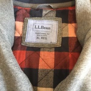 LL Bean Men’s full zip heavy sweatshirt